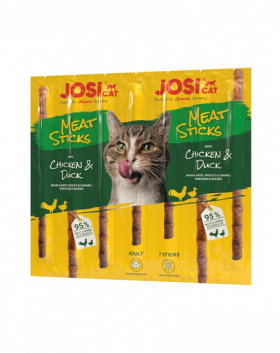 JOSERA JosiCat Meat Sticks cu pui si rata pentru pisici 35g