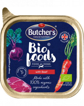 BUTCHER'S BIO cu vită 150 g