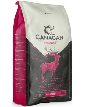 CANAGAN Dog Country Game 6 kg hrana cu vanat, pentru caini