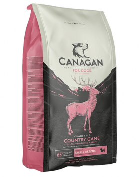 CANAGAN Dog Small Breed Country Game 6 kg hrana uscata pentru caini de rase mici, cu vanat