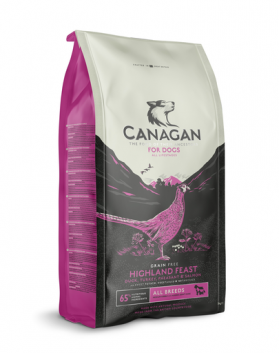 CANAGAN Dog Highland Feast Hrana pentru caini 6 kg fazan