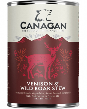 CANAGAN Dog Cerb si mistret, pentru caini 400 g