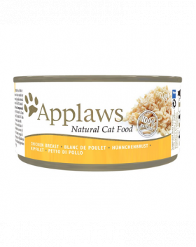 APPLAWS Cat Adult Chicken Breast Conserve pentru pisica, cu piept de pui 6x70 g