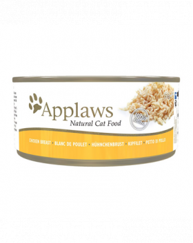 APPLAWS Cat Adult Chicken Breast in Broth piept de pui in supa 6x156g hrana pentru pisica