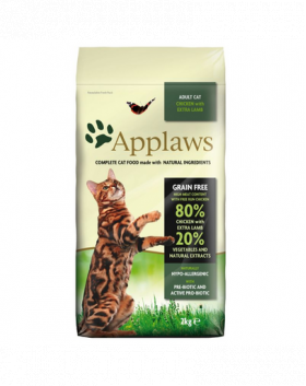 APPLAWS Cat Adult Chicken and Lamb 6 kg (3x2 kg) Mancare pisica, cu pui si miel