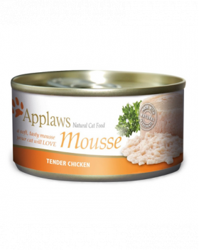 APPLAWS Cat Adult Mousse Chicken Conserve hrana pisica, mousse cu pui 72x70g