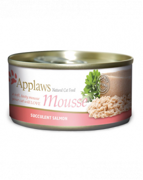 APPLAWS Cat Mousse Tin Mancare umeda pentru pisici adulte, cu somon 70g