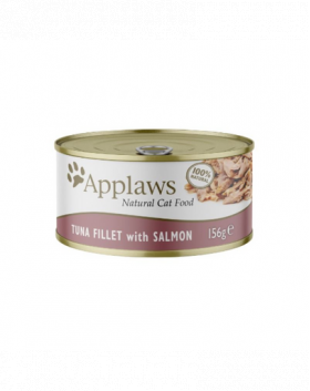 APPLAWS Cat Filet Conserva mancare pisica adulta,cu ton si somon 156 g