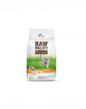 VETEXPERT Raw Paleo Kitten Turkey&amp;Chicken 2 kg Mancare uscata pisoi