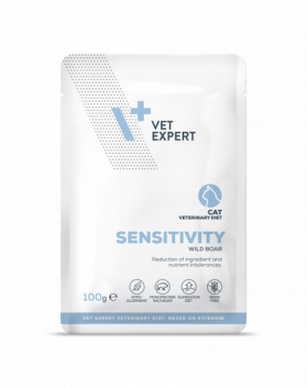 VET EXPERT Veterinary Diet Cat Sensitivity plic 100g hrana umeda uz veterinar pentru pisici