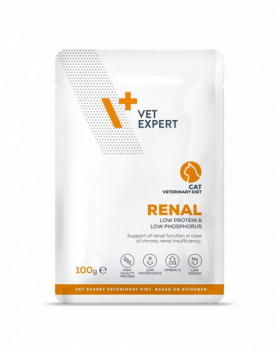 VET EXPERT Veterinary Diet Cat Renal plic 100g hrana umeda veterinara pentru pisici