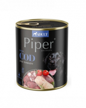 PIPER Hrana umeda caini, cod si rosii 800 g