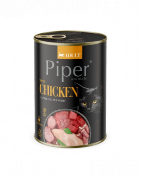 DOLINA NOTECI PIPER Mancare umeda de pui pentru pisici 400g