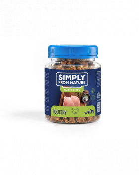 SIMPLY FROM NATURE Smart Bites set recompense caini 4x130 g cu pasare