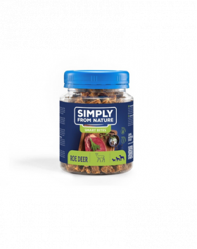 SIMPLY FROM NATURE Smart Bites Snack dresaj caini, din caprioara 130 g