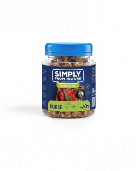 SIMPLY FROM NATURE Smart Bites Recompensa caini, din cal 130 g