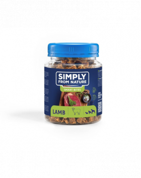 SIMPLY FROM NATURE Smart Bites Snack dresaj caini, cu miel 130 g