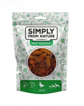 SIMPLY FROM NATURE Meat Noodles Recompensa rata pentru caini 80 g