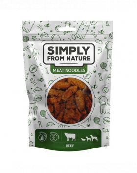 SIMPLY FROM NATURE Meat Noodles Recompensa vita pentru caini 80 g