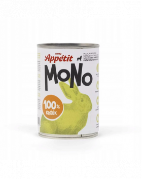 COMFY APPETIT MONO Conserva hrana monoproteica pentru caini, cu iepure 400 g