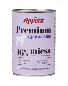 COMFY APPETIT PREMIUM Conserva hrana caine, cu miel 400 g