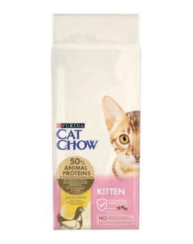 PURINA Cat Chow Kitten hrana uscata pentru pisoi si pisici gestante sau care alapteaza 15 kg