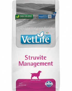 FARMINA Vet Life Dog Struvite Canine 2 kg Hrana caine cu probleme ale tractului urinar inferior