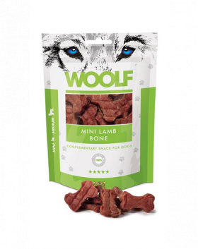 WOOLF Mini Lamb Bone 100g recompense cu miel, pentru caini