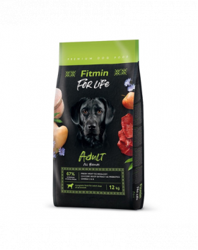 FITMIN Dog For Life Adult 12kg hrana caine adult