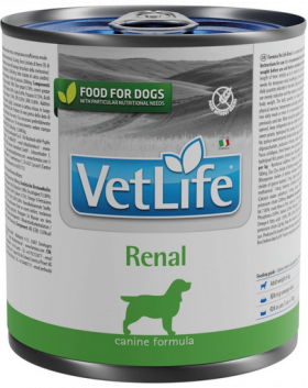 FARMINA VET Life natural diet dog renal 300 g Hrana umeda caini cu insuficienta renala