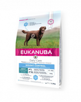 EUKANUBA Daily Care Adult Large Weight Control Chicken 2,3 kg hrana caini talie mare, cu pui