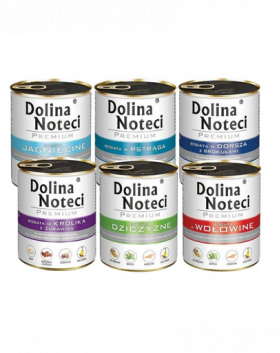 DOLINA NOTECI Premium Hrana umeda pentru caine adult, mix sortimente 30x800g