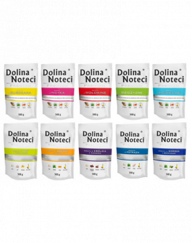 DOLINA NOTECI Premium Mix set plicuri hrana caini 10x500g