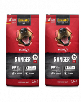 BELCANDO Baseline Ranger Grain Free 2 x 12,5 kg hrana fara cereale, caine adult