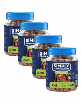 SIMPLY FROM NATURE Smart Bites Snack cu miel pentru caini 4x130 g