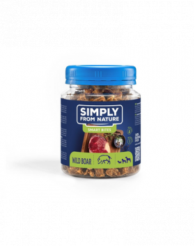 SIMPLY FROM NATURE Smart Bites Gustare antrenament caine 3x130 g mistret