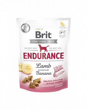 BRIT Care Dog Functional Snack Endurance Lamb 3x150 g gustari pentru caini cu miel