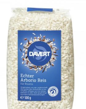 Orez alb Arborio pentru risotto, eco-bio, 500g - Davert