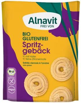 Biscuiti cu ovaz, fara gluten, eco-bio, 125g - Alnavit