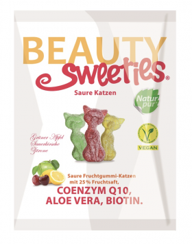 Jeleuri gumate acrisoare Pisicute, 125g - Beauty Sweeties