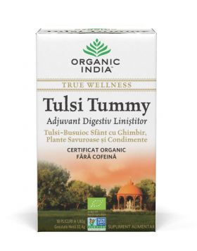 Tulsi Tummy Ceai, 18 plicuri, Organic India