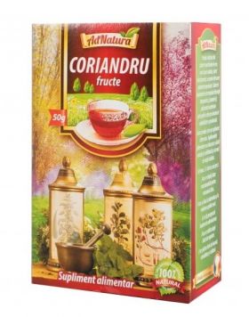 Ceai de coriandru fructe, 100g, AdNatura