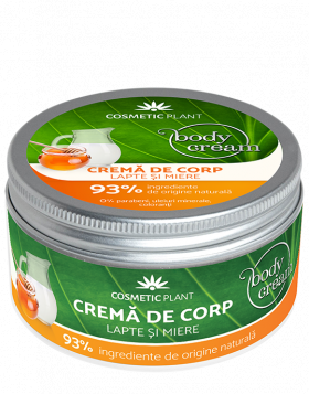 Body crema corp cu lapte si miere, 200ml - Cosmeticplant