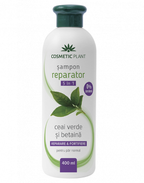 Sampon reparator 5 in 1 cu ceai verde si betaina, 400ml - Cosmeticplant