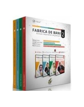 4 DVD Fabrica de bani Vol.2 - Marius Simion Lorand Soares Szasz Daniel Zarnescu Pera Novacovici