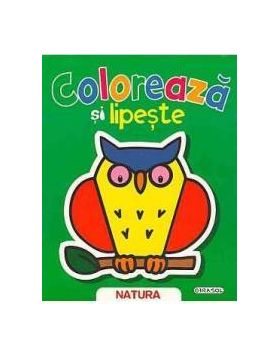 Coloreaza Si Lipeste - Natura