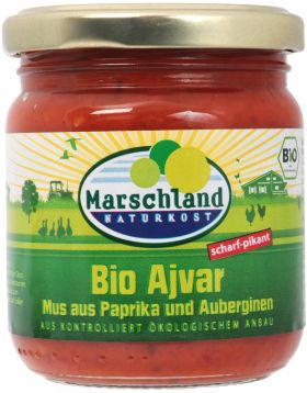 Ajvar picant, eco-bio, 200 g, Marschland Naturkost