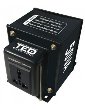 transformator de tensiune, convertor de la 220v la 110v si reversibil 50va 50w, ted electric ted003683