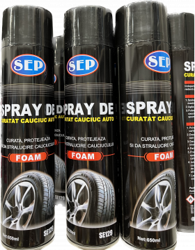 Spray - Spuma ingrijire anvelope si jante SEP 650ml (1buc)