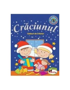 Craciunul - Cadouri de Craciun - Lipim si coloram cu autocolante